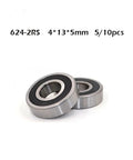 Go-To Deep Groove Ball Bearings Set 623-2RS 624-RS 625RS 626-2RS 627-2RS 628-2RS 629-2RS Rubber Sealed set with two 624-2RS bearings