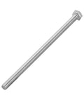 Hella Tough M6 X 110mm Hex Bolts Forged From 304 Stainless Steel Top Shelf Hexagon Fasteners 5 Pack single bolt showing length and design.