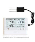 RS485 Soil Temperature And Moisture Sensor With Stainless Probe For Greenhouse Garden Lawn Farm Waterproof Soil Thermometer And Humidity Reader USB Connector 3m Lead Range Minus Forty To Eighty Celsius 0.5 Degree Accuracy Compatible With WS1 Pro