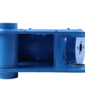 Hydraulic Platform Rotate Actuator Replacement For Boom Lift SX-150 SX-180 Tough As Nails Workhorse Spare Part side view, blue metal casing.