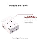 Two Pack Box Mounting Brackets For Mini Window Blinds White Metal Durable Blind Hardware Easy Install Sturdy Support