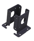 Two Pack Wood Fence Post Anchor Base Brackets For Pergola And Fence Posts Backyard Deck Projects, sturdy black metal hardware