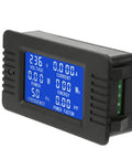 Hella Reliable Digital Voltmeter Ammeter Monitor With CT Sensor For Home Appliance Energy Tracking showing voltage, current, power, and frequency readings.
