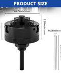 Three Jaw Self Centering Lathe Chuck Set For Mini Lathes And Drill Presses, Z011 Extension Kit with dimensions shown