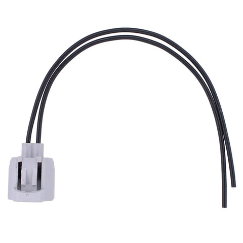 Toyota Engine Coolant Temperature Sensor Upgrade for Tacoma Tundra 4Runner Camry and More Keep Your Ride Cool Under the Hood with Accurate Temp Readings Quick Install and Reliable Engine Performance. black two-wire coolant temp sensor connector with white plastic plug