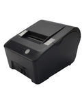 Heavy Duty Electronic Money Counter For Multi Currency With Straight Up Anti Counterfeit Detection and Automatic Serial Number Tracking Plus Badass Bill Verifier for Shop Owners and Accountants, black unit with clear buttons.