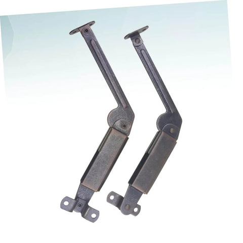 2 Piece Antique Copper Safety Spring Supports For Cabinets And Furniture Easy To Install Spring Arm Hardware
