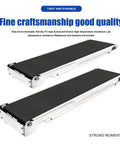 460Mm Mini Conveyor Belt With 24V PU Belt, Stainless Steel Frame, Automatic Cargo Lane shown from side angle