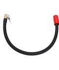 Extended Reach 40CM Tire Inflator Extension Hose With M6 Quick Connect Air Chuck For Cars Motorcycles And Bikes Leakproof Design Zero Hassle Hook Up Easy Fit In Tight Spaces Essential Gear For Your Ride, black braided hose with metal chuck