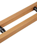 Heavy Duty Sliding Barn Door Handle Wooden Push Pull Bar For Wood Doors Durable Long Lasting 39.4 Inch Length Multifunctional Door Pull