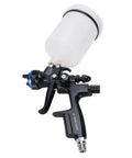 Top Notch Hvlp Paint Sprayer With Two Point Four Oz Cup And One Point Three Mm Nozzle showing adjustable nozzle and large cup.