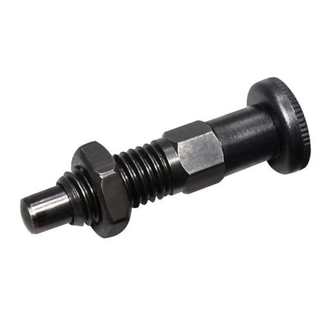 Carbon Steel Spring Return Knob Plunger with Fine Thread Screw for Precise Indexing and Positioning Heavy Duty Rustproof Tool Solid as a Rock for Your DIY Rig Nice Slick Operation Every Time You Need That Tight Fit No Sweat Setup Solid Choice for The Shop