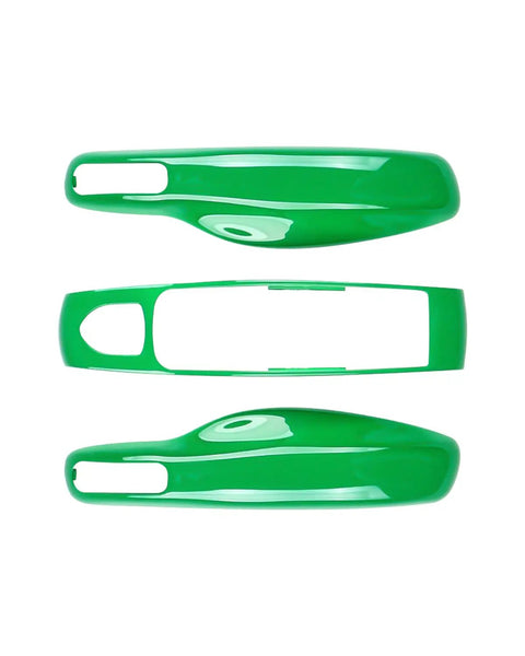 Giant Python Green Porsche Key Case and Cover for Macan Cayenne 718 Cayman Panamera 911 Boxster Dope Key Fob Protection Sleeve