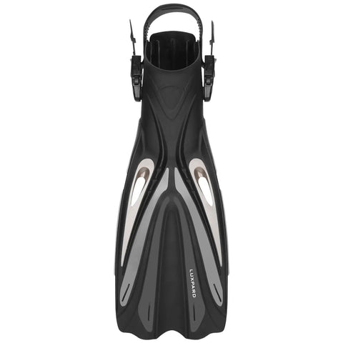 Powerful Open Heel Diving Fins For Scuba And Snorkeling, No-Fuss Adjustable Buckles, Lightweight Polypropylene And TPR Blade