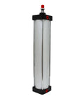 Tough As Nails Aluminum Pneumatic Cylinder, 4 Inch Bore, 18 Inch Stroke, Double Acting, Single Rod, Model SC 100 x 450