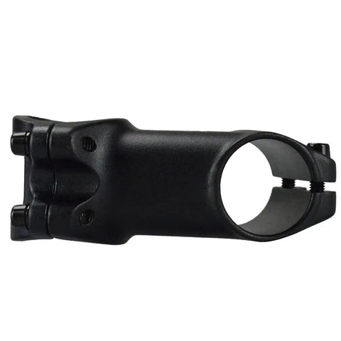Side view of Dope 31.8mm Mountain Bike Stem 60mm Length 25 Degree Rise Aluminum Alloy Black Short Handlebar Stem