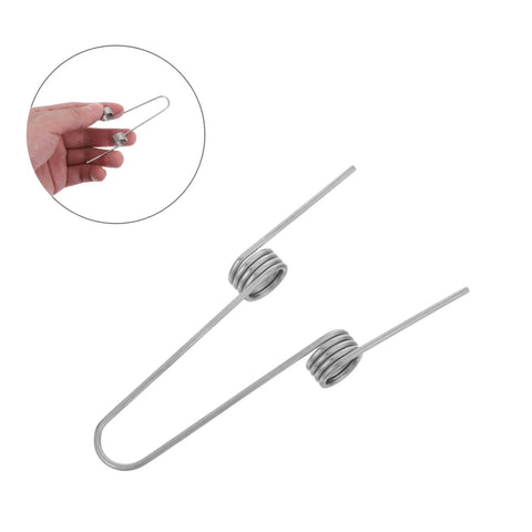 Upgrade Your Kitchen With 4 Pack Stainless Steel Dual Torsion Spring Kit For Garbage Can Press Top Lid, Smooth Silent Lid Operation, Easy DIY Fix For Trash Bin Repair And Maintenance, stainless steel spring