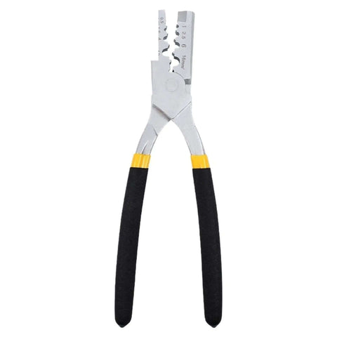 Compact Copper Tube Crimping Pliers Manual Crimp Tool 0.5 To 16 GT Range with high carbon steel blades, ideal for plumbing jobs