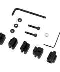 Heavy Duty Aftermarket Tactical Flashlight Key Kit With 10 Sets Fit Keys Secure For Rail Mods P320 Weaver Systems Keeps Rig Locked With High Grade Wrenches, black metal parts