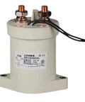 Straight Up Reliable Dc Contactor Power Relay Switch For Ev Chargers And High Voltage Charging Stations mounted on a base with connectors.
