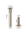 Beefy Nut Connector Kit For Furniture M5 And M8 Snap Rivet Screws, Male And Female Quick Assembly Hardware Sets, Includes 10 Complete Sets For Kitchen Cabinets, Beds, And DIY Splicing, Easy Fit, No Fuss Build, Strong Hold. M5/M8 metal connector screws, 10mm head