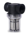 Inline Water Pump Strainer Filter For Garden Pond And RV 1 Inch 40 And 80 Mesh Stainless Steel Screen Keeps Leaves And Debris Out