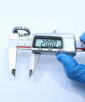 Digital caliper measuring Blue Sealed 6704RS Ball Bearings Set for Hobby Electric RC Cars and Trucks 20x27x4 mm ABEC 3 2RS.