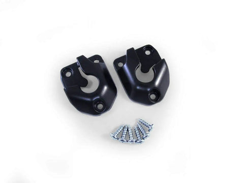 Solid Universal Quick Mount Replacement Brackets For Amp Research Bedxtender Max Sport with screws, heavy-duty design.