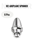 Six Pack RC Propeller Adapters 4mm Shaft To 6mm Output Aluminum Spinner Prop Saver