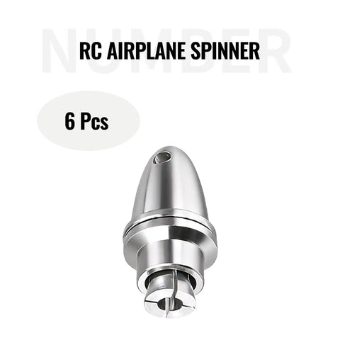 Six Pack RC Propeller Adapters 4mm Shaft To 6mm Output Aluminum Spinner Prop Saver