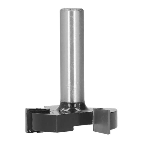 Heavy Duty Carbon Steel Surfacing Router Bits For Planing Wood With Sturdy Alloy Pointed Drill Design, 1/2 Shank, 2 Inch Head.