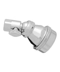Act Omatic Pro Grade Volume Control Showerhead With Fingertip Control And Thumb Screw, Polished Chrome Finish, Side View
