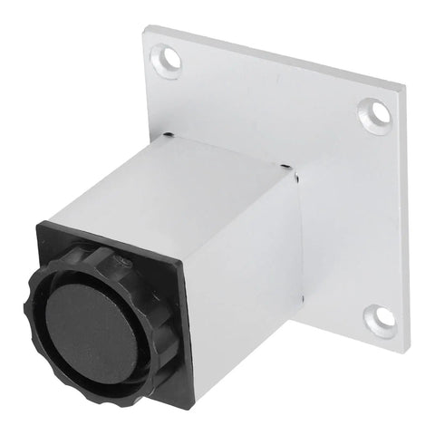 Four Pack Adjustable Square Aluminum Cabinet Legs 60mm for cabinets and tables with height adjustment and leveling feet