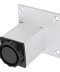 Close-up of adjustable aluminum alloy cabinet leg from Adjustable Aluminum Alloy Cabinet Leg Set Four Piece With 15mm Height Adjustment