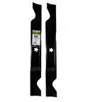 Two Blade Set For 46 Inch Cut Mowers Fits Craftsman Husqvarna Poulan Decks Replaces OEM 405380 594892801 532405380 CMXGZAM110147