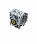 Round Flange Worm Gearbox Reducer for Industrial Use with 30 to 80 to 1 Ratios Input Options 14mm 19mm 24mm and 25mm Output