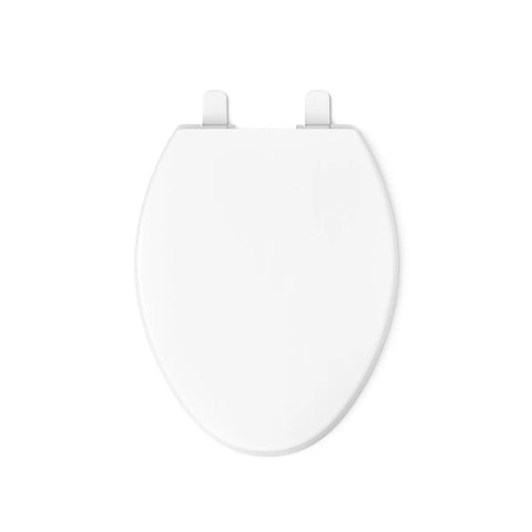 Revamp Your Bathroom With This Top Tier Quiet Close Elongated Toilet Seat In Crisp White Featuring Sturdy Mounting Bolts And Quick Attach Hardware That Gets You Set Real Quick For Everyday Comfort