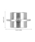 30pcs Silver Aluminum Bearing Spacer Kit For Roller Skates And Skateboards Reduces Friction Boosts Stability Extends Lifespan Lightweight Universal Fit Inline Blades Perfect For Beginners Keeping Ride Fresh Budget Friendly Vibe All Night Long, 1.5cm spacer