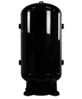 Badass Heavy Duty Vertical Air Receiver 80 Gallon 24 Inch Diameter ASME Rated 200 PSI Powder Coated Compressor Tank side view