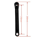 Single Speed Crankset 36T 170mm Crankarms For Mountain And Road Bikes Fixed Gear Square Taper Chainring Diameter 150mm