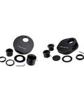 Filter Wheel Metal 5 Positions For Telescope Eyepiece Black 2 Inch With Quick Filter Swapping parts and tools displayed