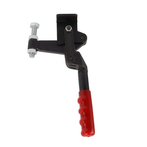 Beefy Heavy Duty Toggle Clamp In Carbon Steel For Woodworking And Industrial Use, 1543 Lb Holding Capacity, 180 Degree Bar Opening