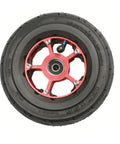 160mm Off Road Electric Skateboard Wheel with Aluminum Alloy Hub and Pneumatic Tire, top view