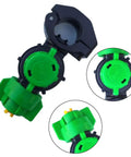 Pro Grade 10 Pack Tractor Sprayer Nozzles For 21 22mm Steel Pipes Ideal Farm Sprayer Kit With 9 8mm Orifice Delivers Fine Droplets Green