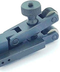 V Clamp Type Knurling Tool For Lathe 5 To 20 mm Small Capacity With Textured Grip Ridged Surface shown in metal finish