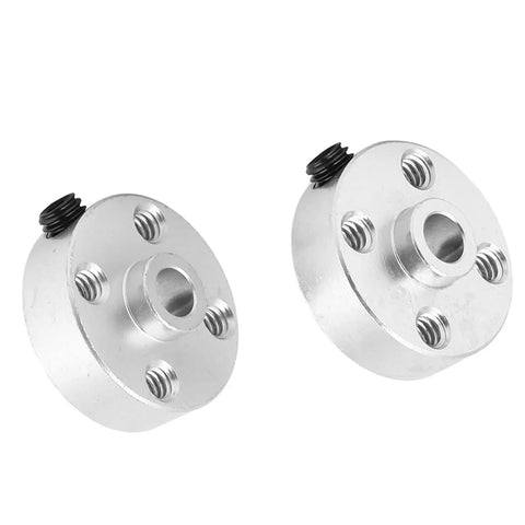 Two Pack Metal Axle Hubs With Set Screws For Tetrix Robotics, Built Beefy For 4.7mm D Shafts, Easy Install, DIY Bots