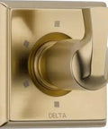 Dryden Six Setting Diverter Trim In Champagne Bronze Finish With Included Valve Cartridge For Shower Faucets And Tub Shower Conversions