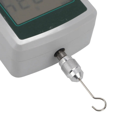 Digital Force Mini Push Pull Sensor Tester Meter 2N-20N Portable Accurate Measurements For Reliable Material Testing And Quality Control On The Go Everyday, hook probe close-up
