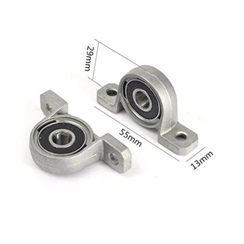 Close-up of silver alloy ball bearings from 500mm Lead Screw Kit For 3D Printers With Nuts Coupling And Ball Bearing No Fuss Easy To Install Smooth Performance Silver Alloy Rod For Precise Reliable Printing