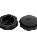 M32x1.5mm Nylon Cable Gland Cap End Cover With Male Threads IP68 Sealed Cable Gland Cap 38x15mm Black Rubber Seal Pack of 5